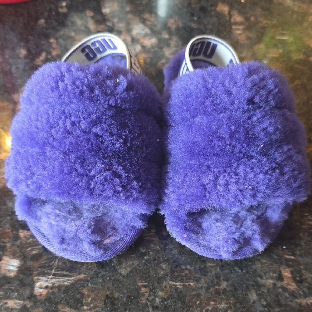 UGG Kids' Cozy Purple Slippers